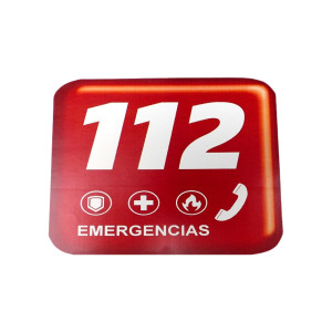 Poster Desa 112 Vermelho-Espanhol