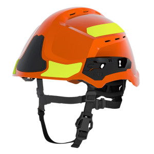 Casco Bombero Gallet F2 XR Naranja Fluor Casco Bombero Gallet F2 XR Naranja Fluor