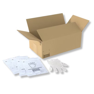 Guantes Transparentes Polietileno Talla Unica Caja 100 bolsas