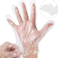 Guantes Transparentes Polietileno Talla Unica